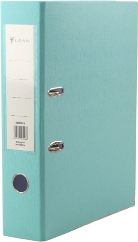 Kancelarijski registrator A4, 8 cm, poluga, tirkizni