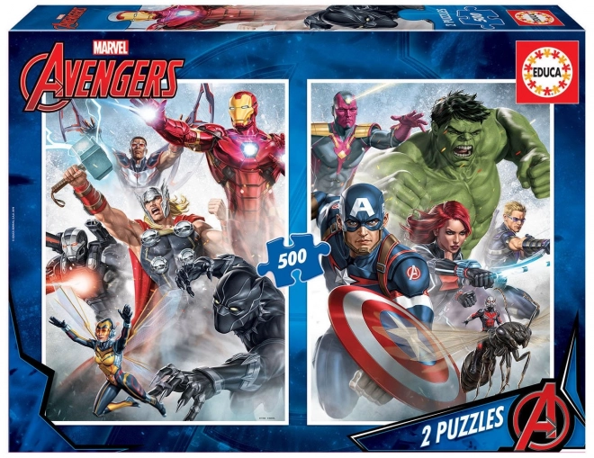 Educa Puzzle Avengers 2x500 dijelova