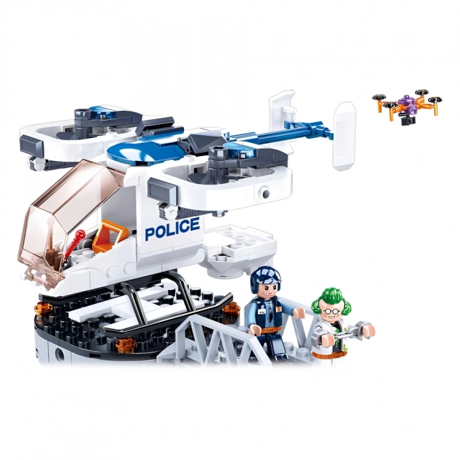 Sluban Policija M38-B0823 Policijski helikopter s dronom za prijevoz zatvorenika