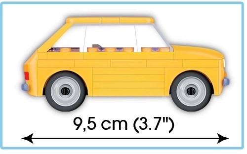 Građevinski set 71 elementa Polski Fiat 126P
