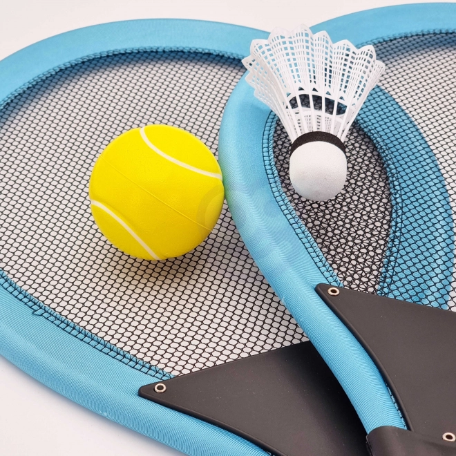 Velike rekete za tenis i badminton za djecu s lopticom