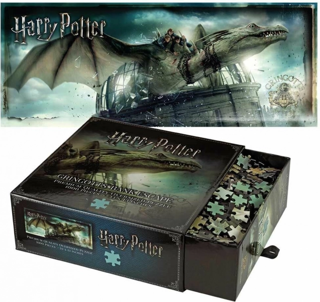 Harry Potter puzzle Bijeg iz Gringotts banke 1000 dijelova
