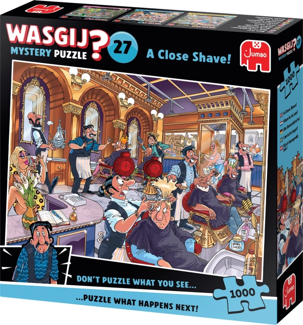 Puzzle Jumbo Wasgij Mystery 27: Temeljito Brijanje 1000 Komada