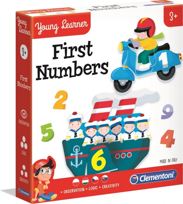 Edukativne puzzle Prvi brojevi 9×2 dijelova CLEMENTONI