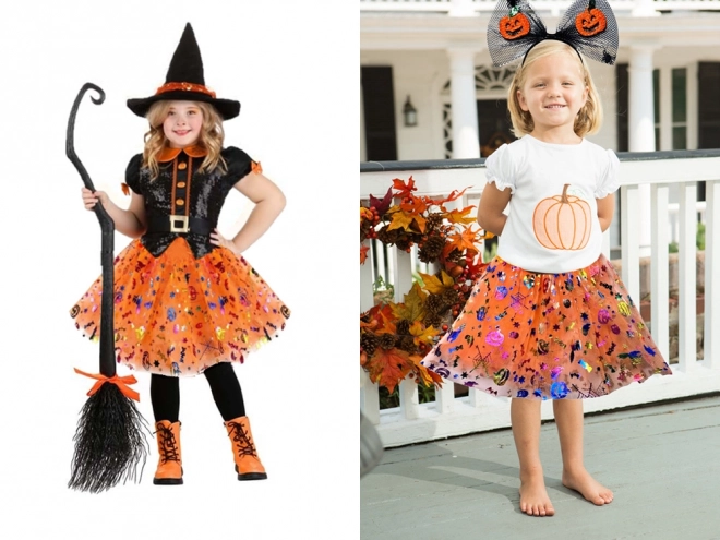 Halloween kostim s trakom za glavu i tutu suknjom