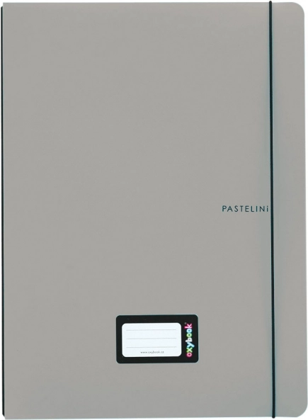 Bilježnica Oxybook A5 40 listova Pastelini siva