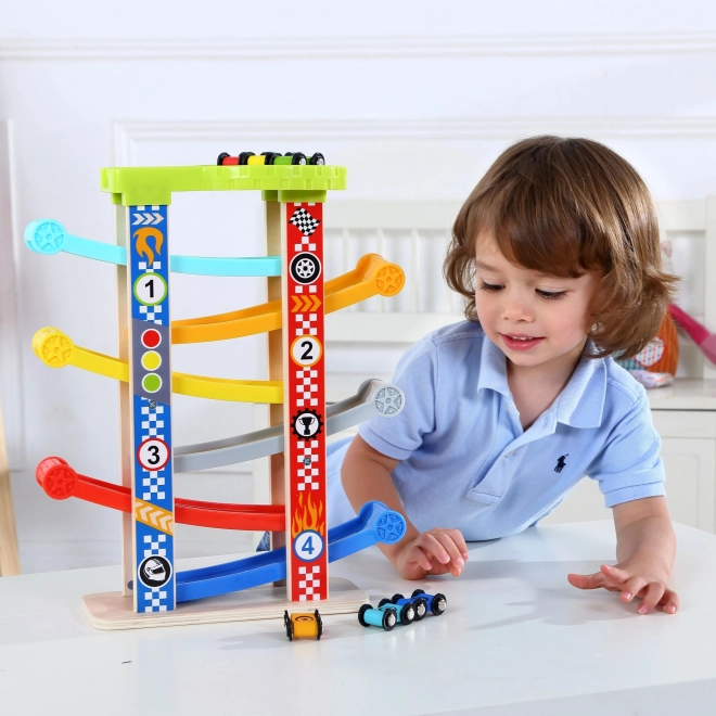 Tooky Toy Šarena staza za autiće