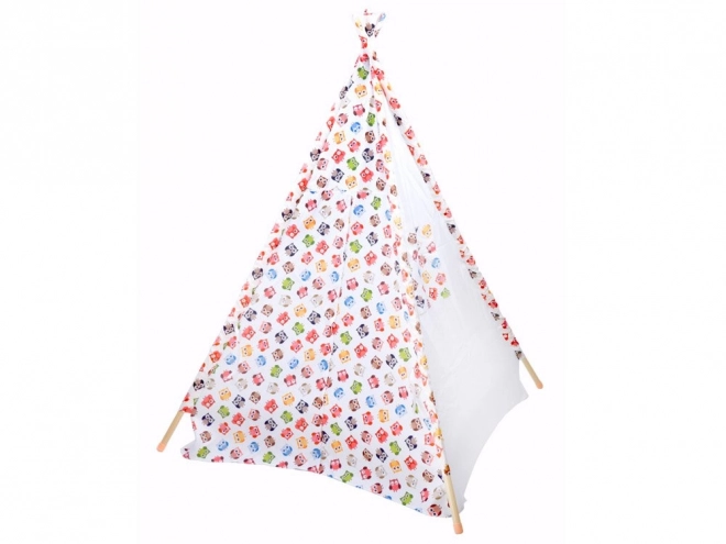 Dječji teepee šator Vesela sove