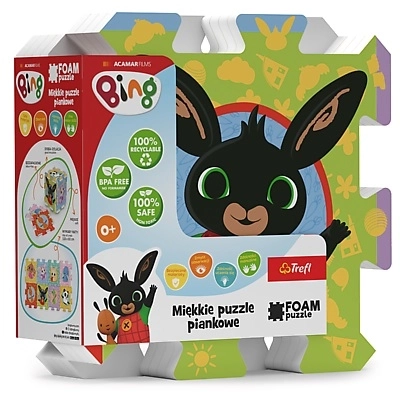 TREFL Pjenaste puzzle Zeko Bing i prijatelji