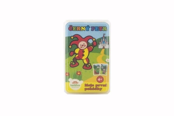 Crni Petar Moje prve priče društvena igra - karte u plastičnoj kutiji 6x9cm