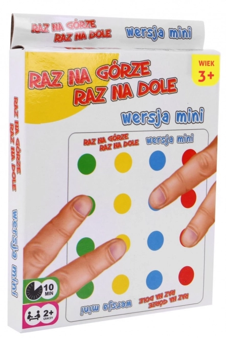 Jednom gore, jednom dolje 2 u 1 za djecu 3+ Aradna igra + Podloga s kotačima + Shuffle board + Mini finger verzija
