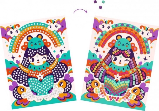 DJECO Mozaik Kokeshi
