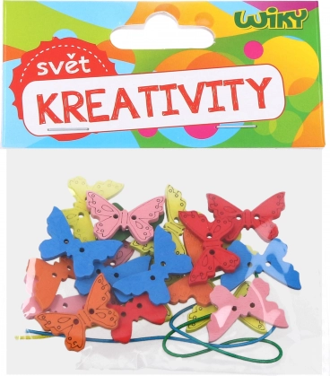 Kreativni set Drveni Leptiri s Uzicom
