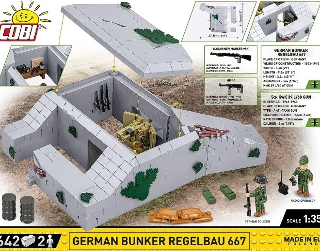 Bunker Regelbau 667 od Ciglica COBI