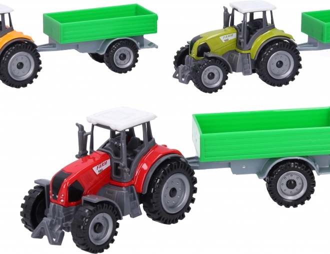 Traktor s prikolicom metalni