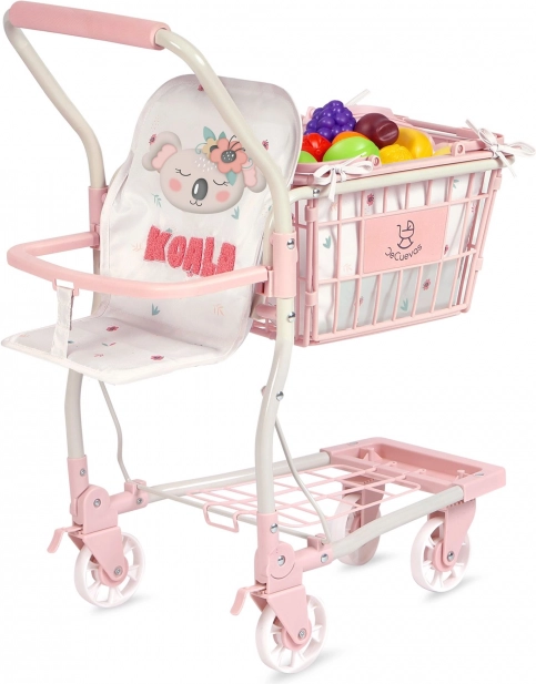 dječja kupovna kolica 2 u 1 s voćem koala