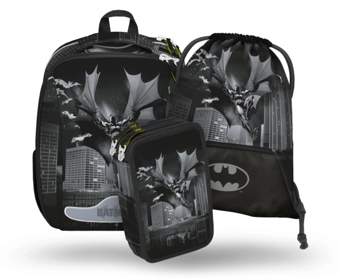 Školski set Shelly s Batmanom: torba, pernica, vrećica