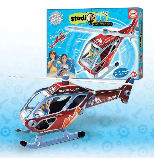 EDUCA Studio 3D model Spašavalački helikopter