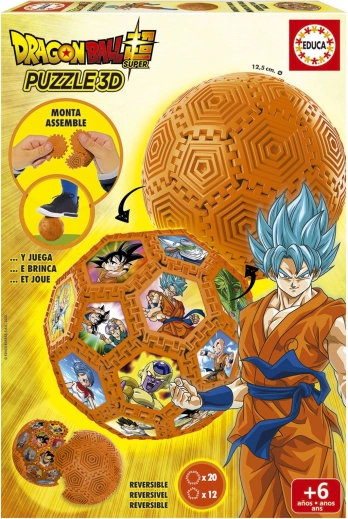 3D Puzzle lopta Zmajeva - Educa 32 dijelova