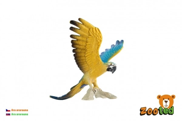 Ara ararauna zooted plast 9cm u vrećici