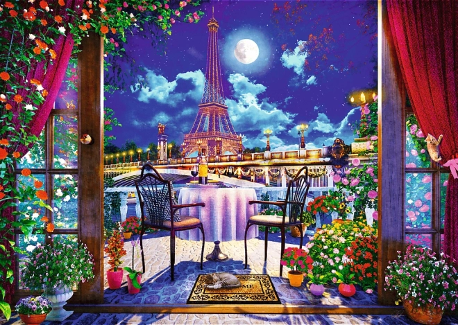 Puzzle Trefl Premium Plus: Noćni Pariz, 1000 dijelova