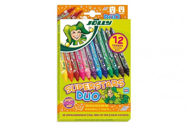Superstars Duo obostrani markeri 12 kom