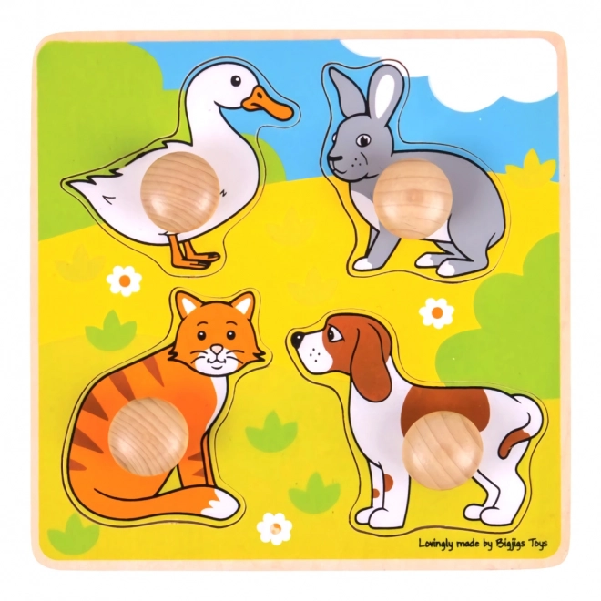Bigjigs Toys Ukaldni puzzle domaće životinje