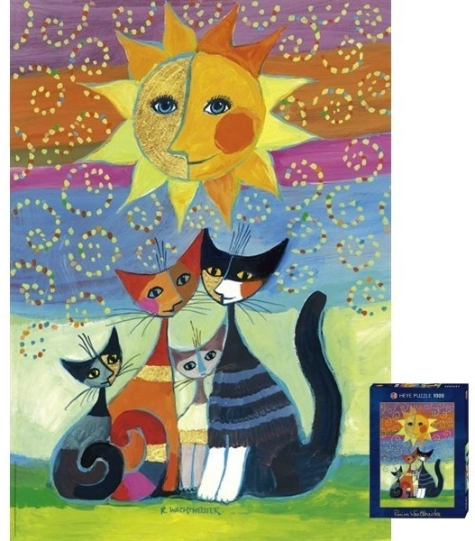 slagalica s motivom Rosine Wachtmeister sa zlatnom folijom, 1000 dijelova