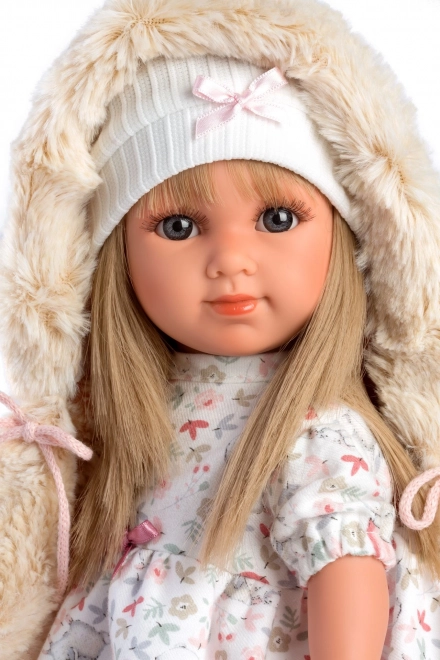 Llorens 53541 ELENA - realistična lutka s mekim tkaninskim tijelom - 35 cm
