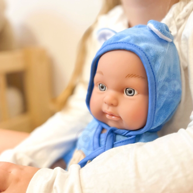 Woopie kraljevska lutka beba u odijelu medvjedića 46 cm