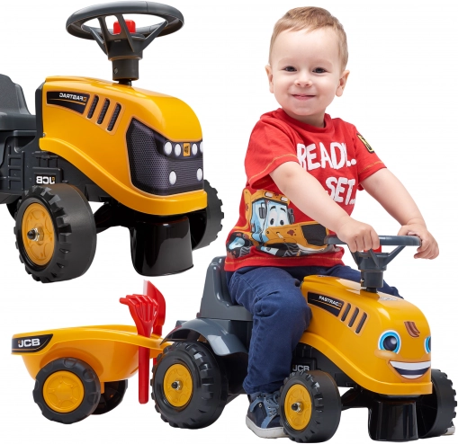 Guralica JCB s prikolicom za djecu od 1 godine
