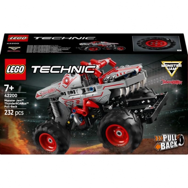 Lego Technic Monster Jam Thunderroarus s pull-back pogonom