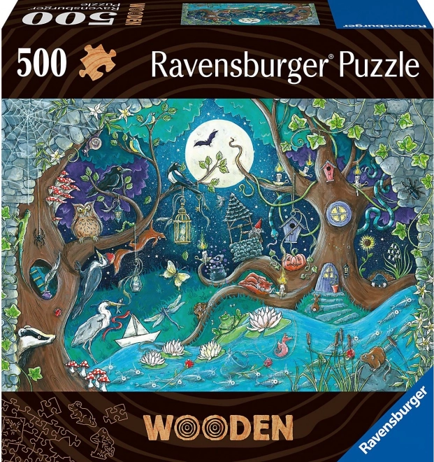 Drvene puzzle čarobna šuma 500 dijelova