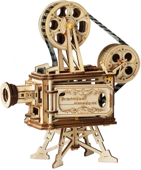 RoboTime 3D drvene mehaničke puzzle Filmski projektor