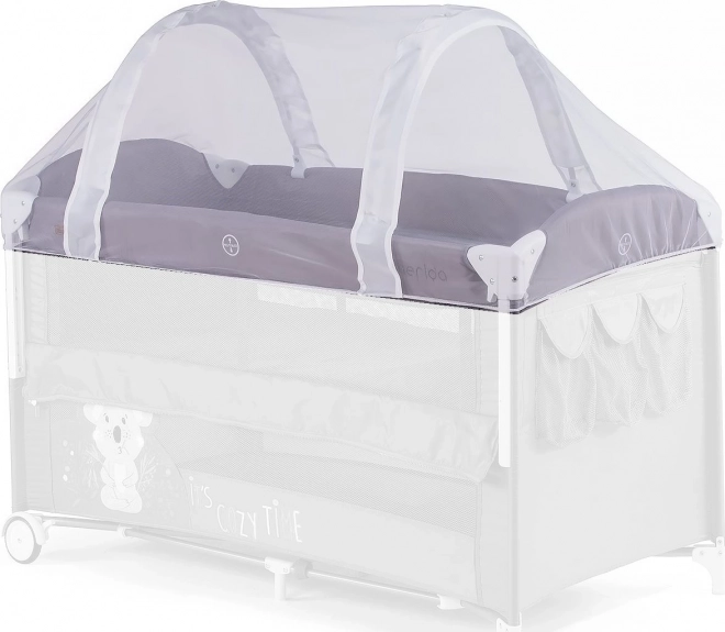 CHIPOLINO Mreža protiv komaraca za preklopni putni krevetić 120x60 cm bijela