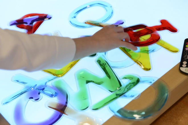 Masterkidz Kvadratna LED svjetlosna ploča u boji + set dodataka