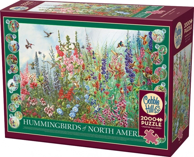 Puzzle Kolibrići Sjeverne Amerike 2000 dijelova od Cobble Hill