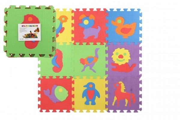 Pjenaste slagalice Životinje 29x29x1cm 10 kom u foliji