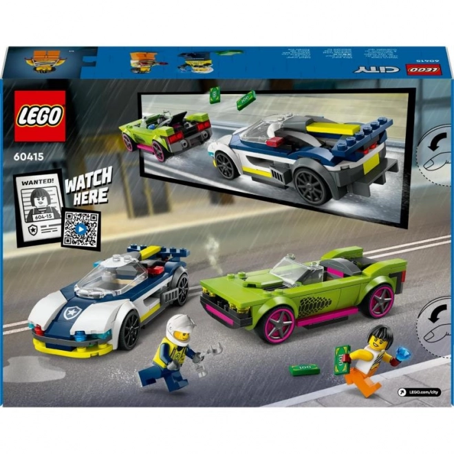 LEGO® City 60415 Potjera policijskog auta i sportskog automobila