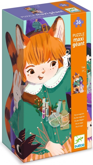 Djeco Divovske puzzle čarobnjak Pio 36 dijelova