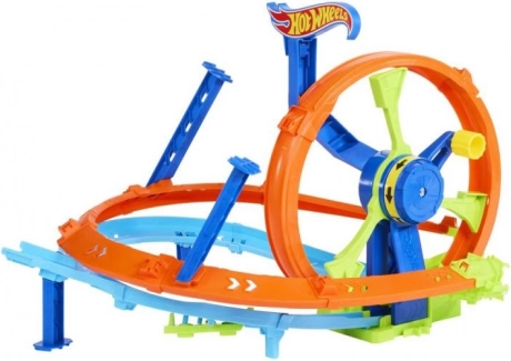 Hot Wheels trkaća turbo petlja – kaskaderski set s pojačivačem