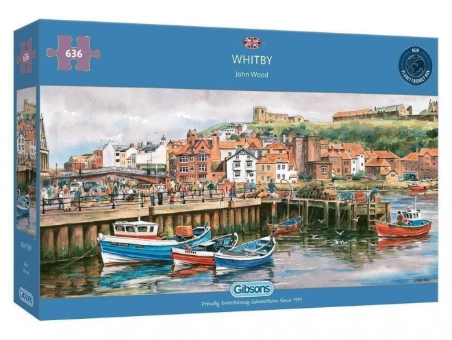 Gibsons panoramska puzzle Whitby, Yorkshire 636 dijelova