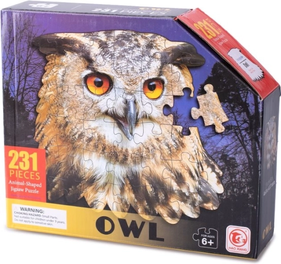 Obrisne puzzle sova 231 dijelova