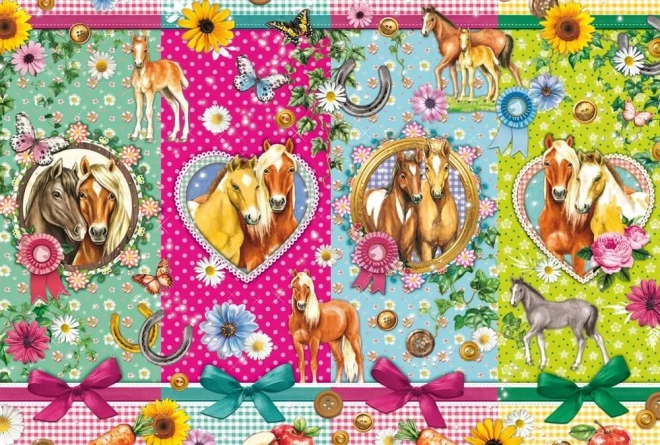 Puzzle Konjska radost 200 dijelova