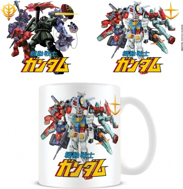 Šalica GUNDAM Mech Mash Up 315 ml