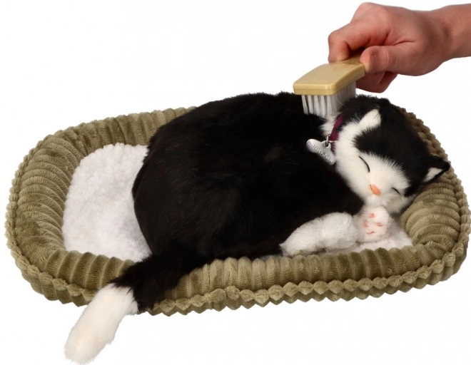 Interaktivna igračka Perfect Petzzz crno-bijela mačka