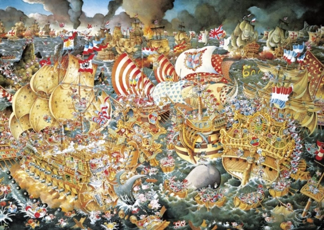 Puzzle Bitka kod Trafalgara 2000 dijelova od HEYE