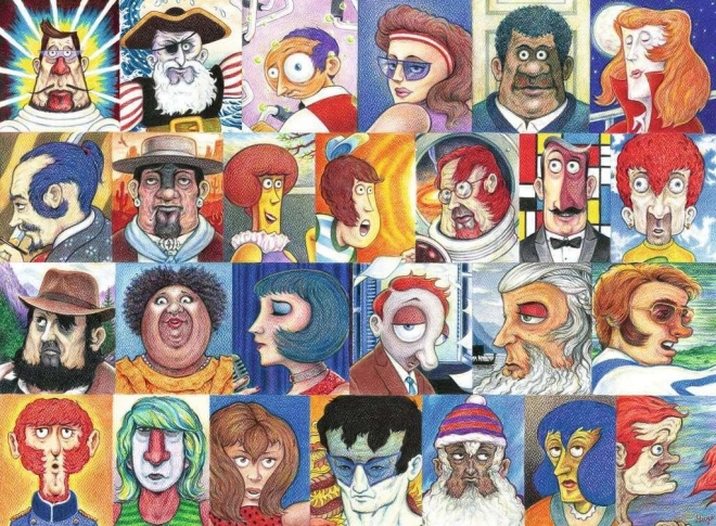Ravensburger puzzle abeceda u licima 500 dijelova