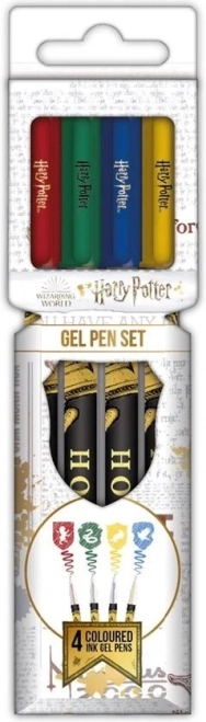 Obojena gel olovka HARRY POTTER – set 4 kom