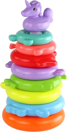 Učenje kroz igru: 8 šarenih prstenova s motivom jednoroga